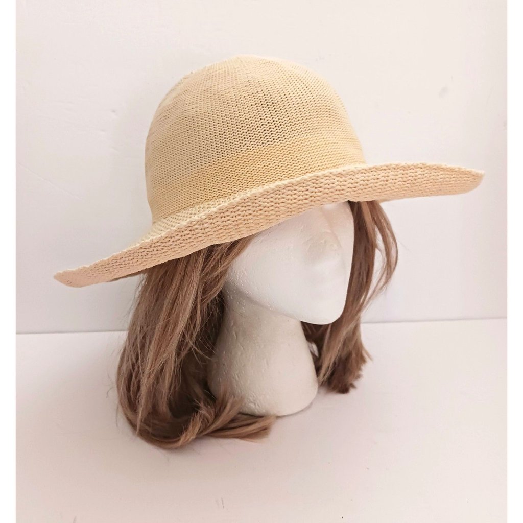 Wallaroo Victoria Wide Brim Hat Light Yellow Upf 50+ Breathable Lightweight