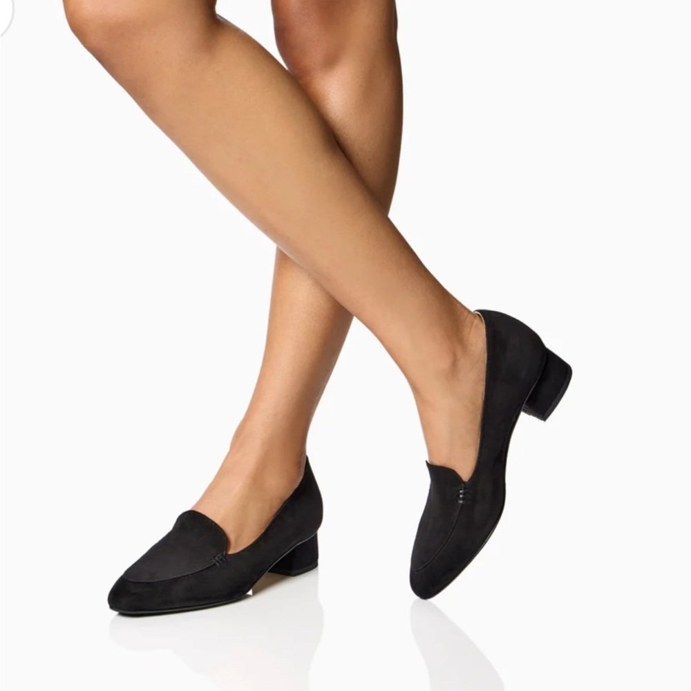 Sarah Flint Black Rosie Loafer Pump