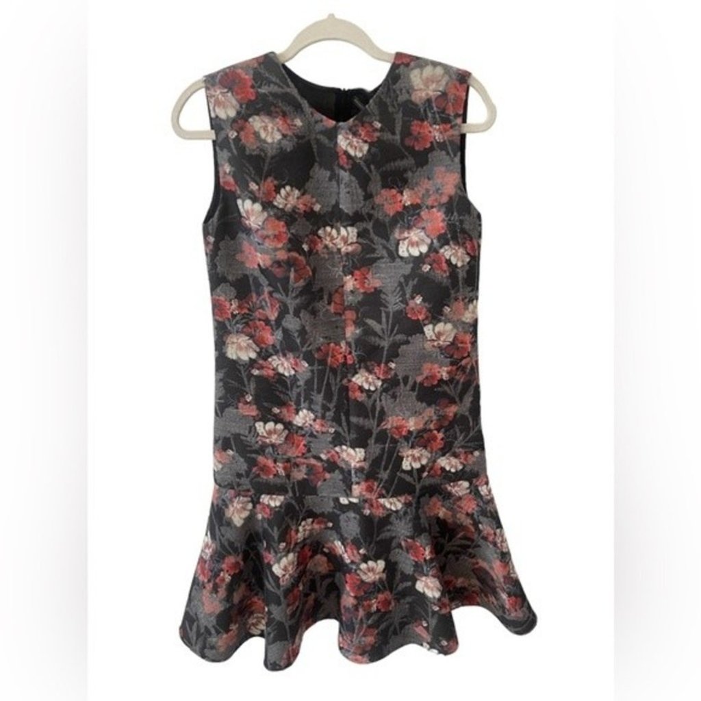 Ermanno Scervino Floral Mini Dress Ruffle Party Cocktail Hoco Wedding Formal 6