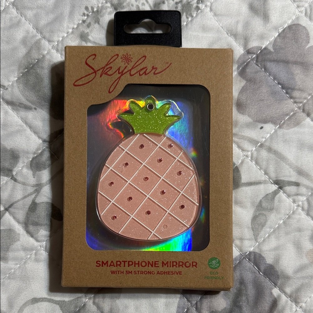 Pink Pineapple Smartphone Mirror