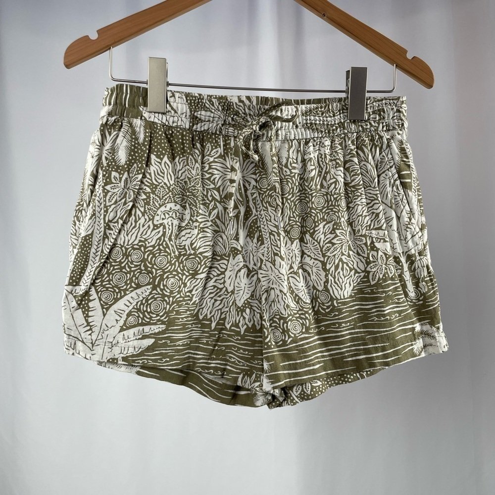 Nwt Desmond & Dempsey X H&M Linen Printed Shorts