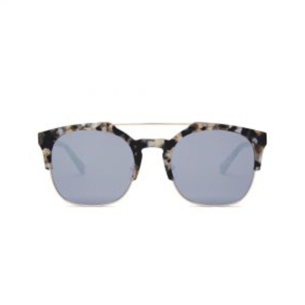 Covry Atik Cloud Tortoiseshell Sunglasses With Mirror-Style Lenses