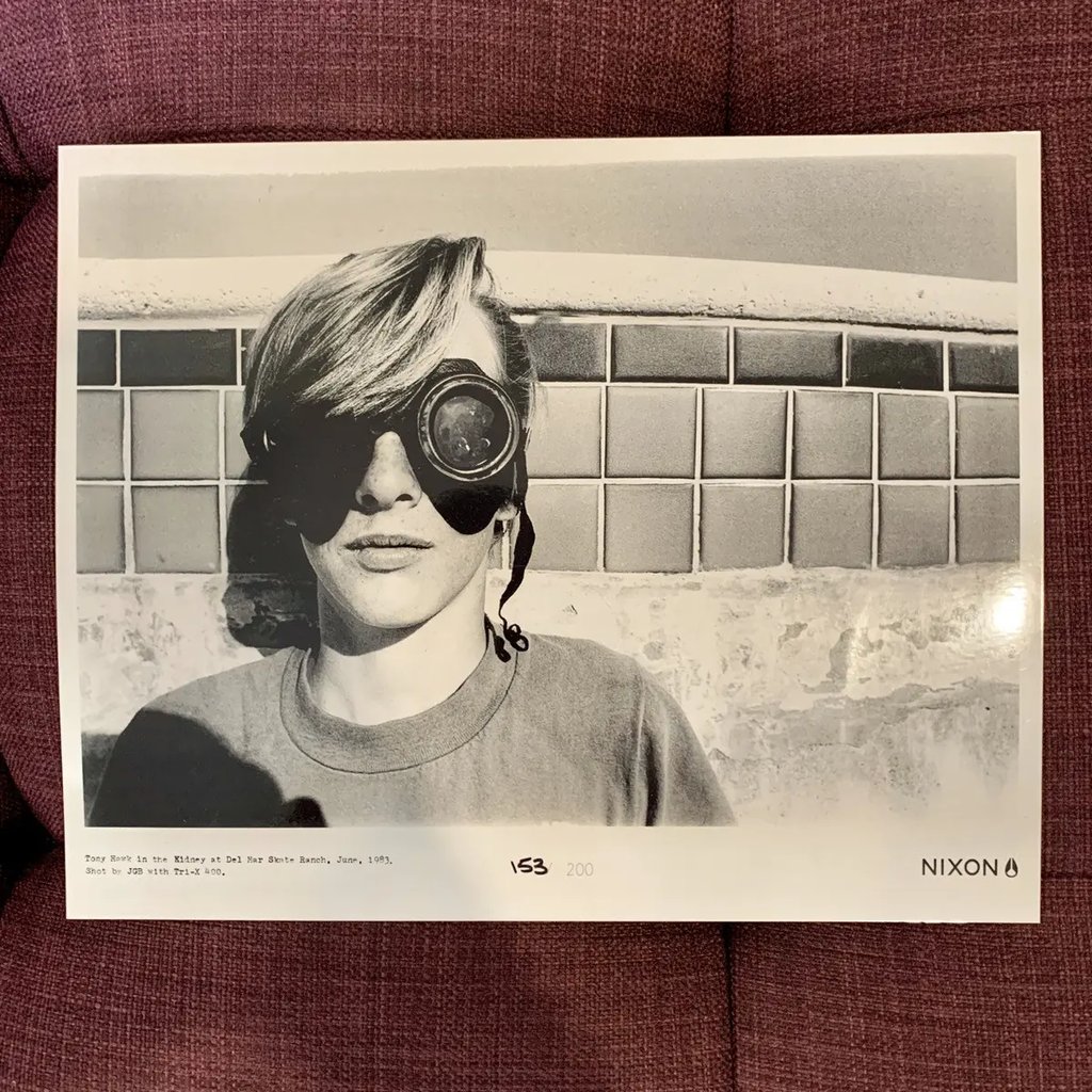 Tony Hawk | J. Grant Brittain Art Print in Black, Men's
