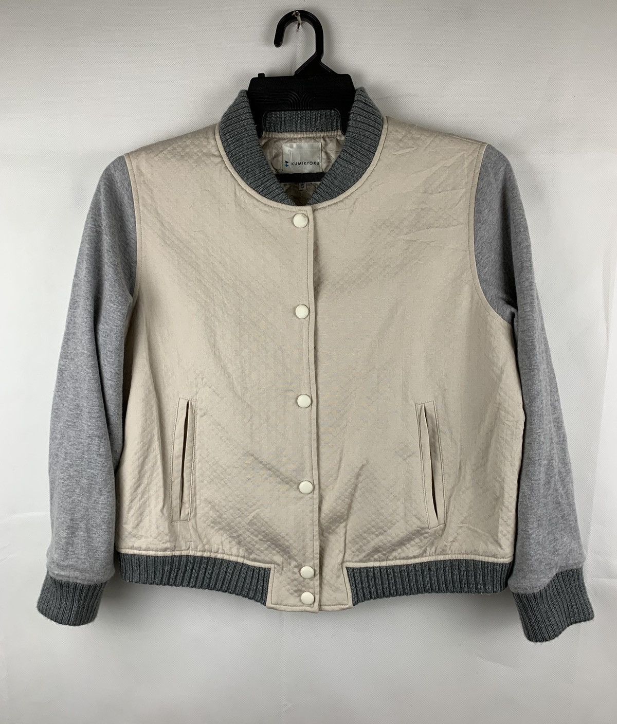 Designer Kumikyoku Sweater Jacket Made In Japan in White, Men's (Size Medium)