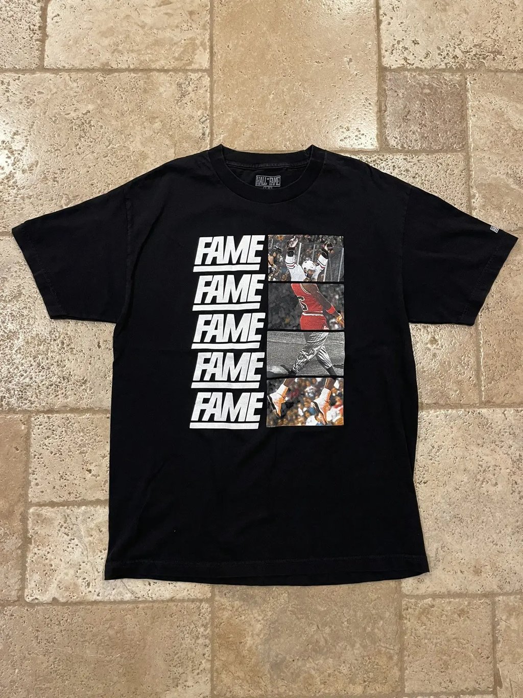 Hall Of Fame “2nd Sucks” Michael Jordan / Goats Black Tee, Men's