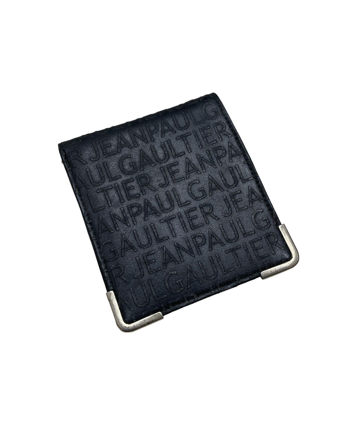 Jean Paul Gaultier Spell Out Leather Wallet in Black, Men's