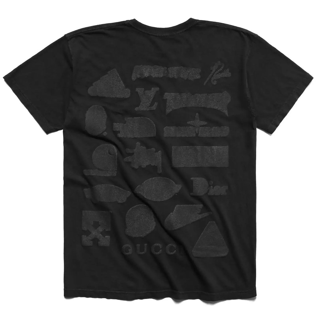 Highsnobiety X Chinatown Market Logo T-Shirt in Black, Men's