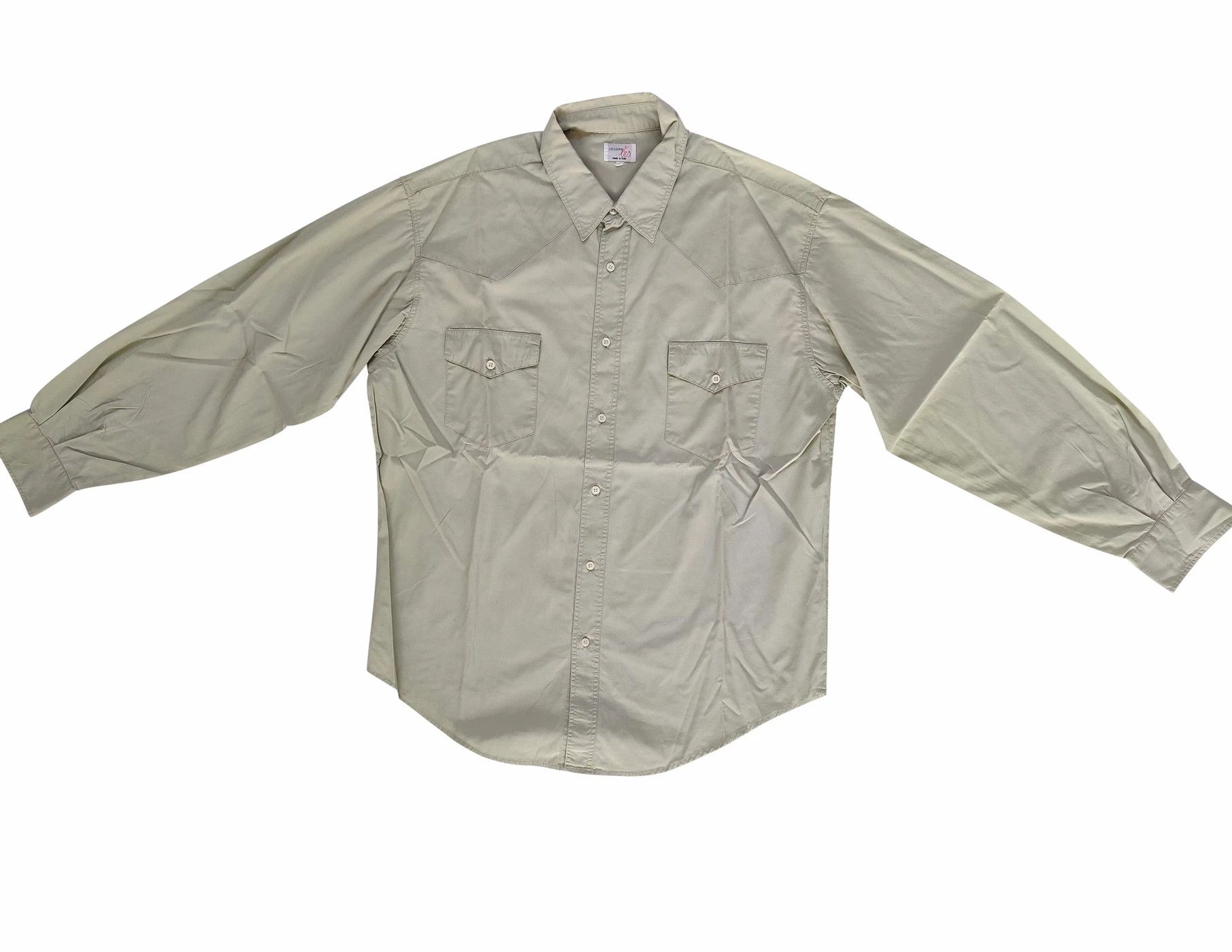 Joseph Pale Pastel Green Oversized Shirt, Men's (Size XL)