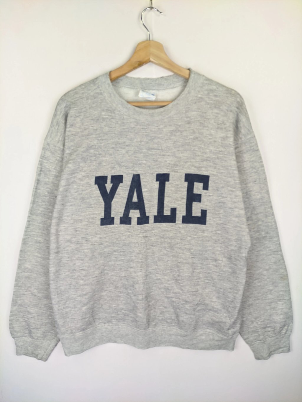 Stealsvintage Sweatshirt Yale By Hanes in Gray, Men's