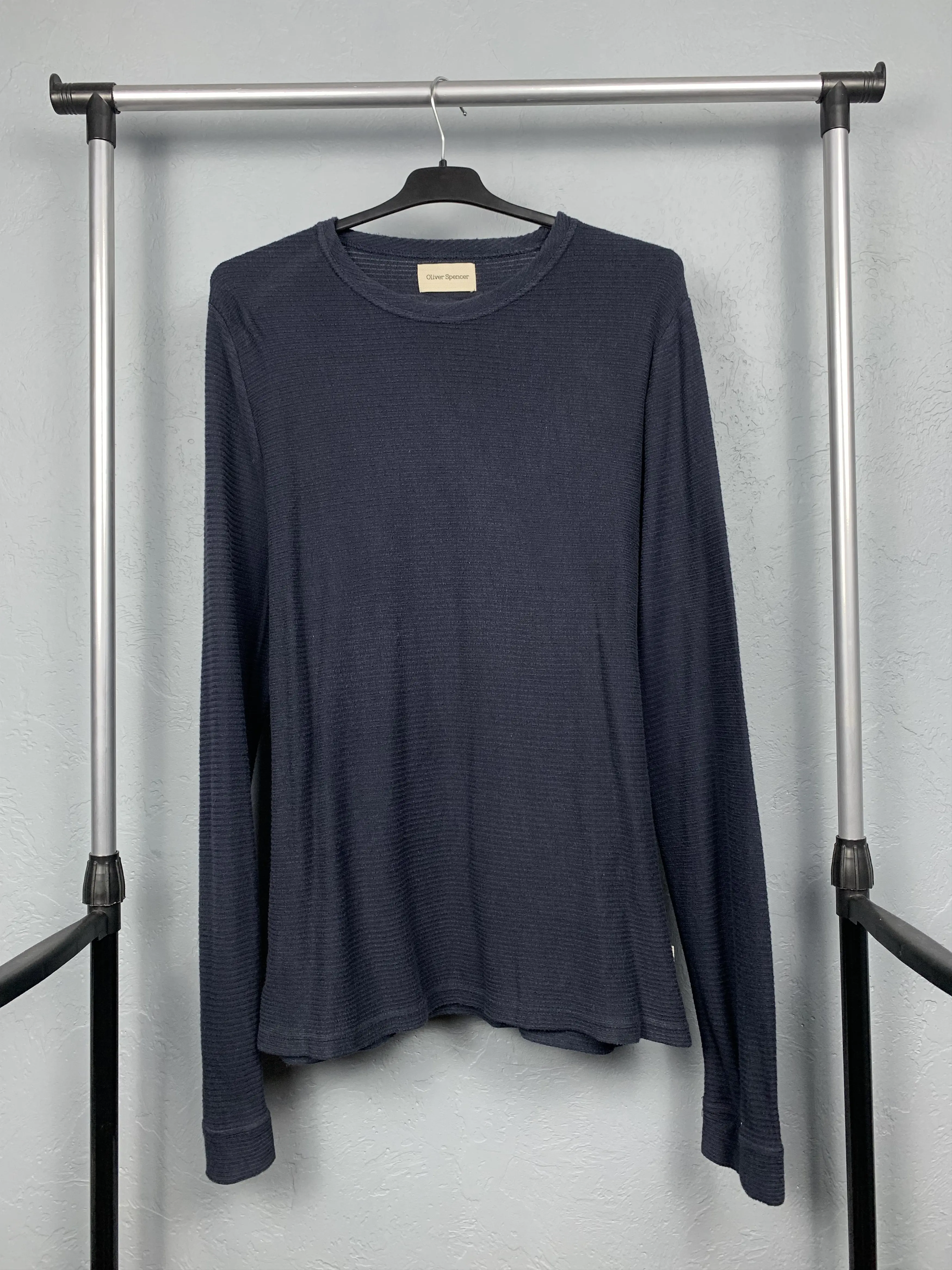 Oliver Spencer Mens Sweatshirt in Blue (Size Medium)