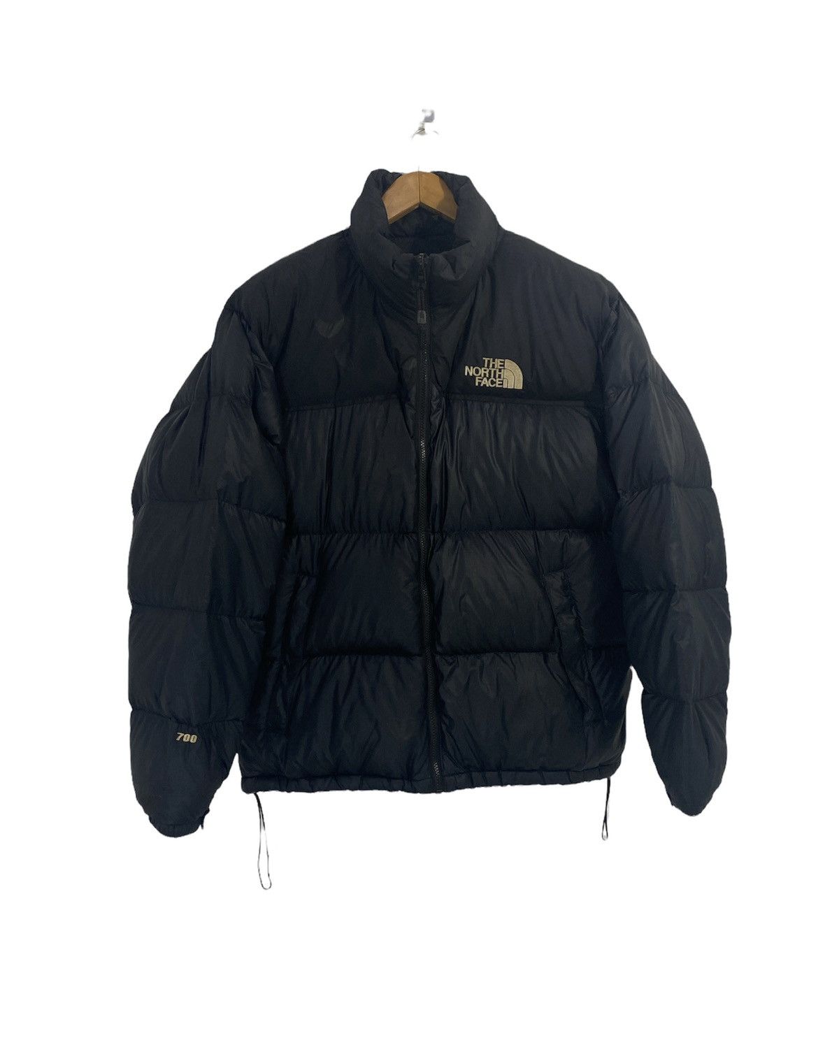 Vintage The North Face Puffer Jacket 700 Nuptse Black Color, Men's (Size Large)