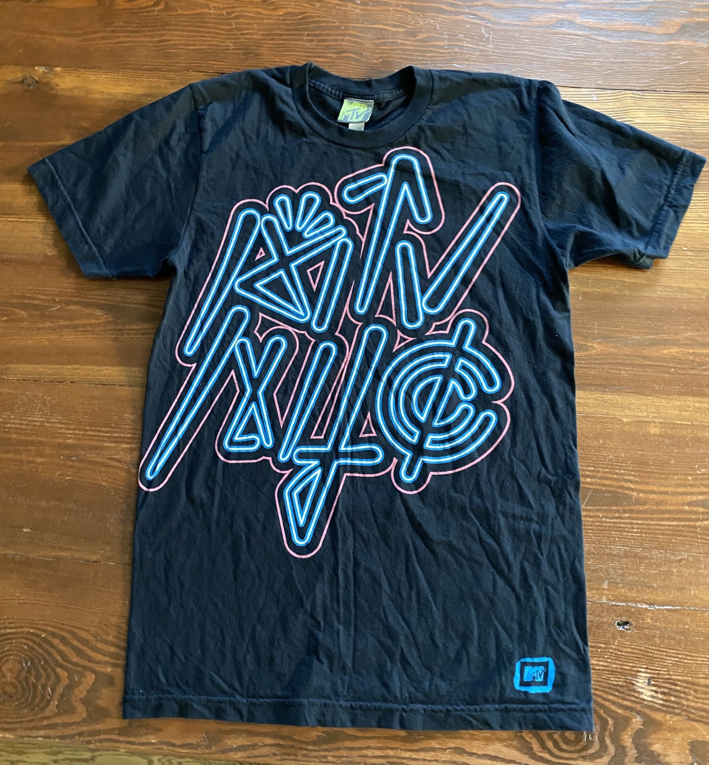'07 Mtv Nyc Big Image Tee in Black, Men's (Size Small)