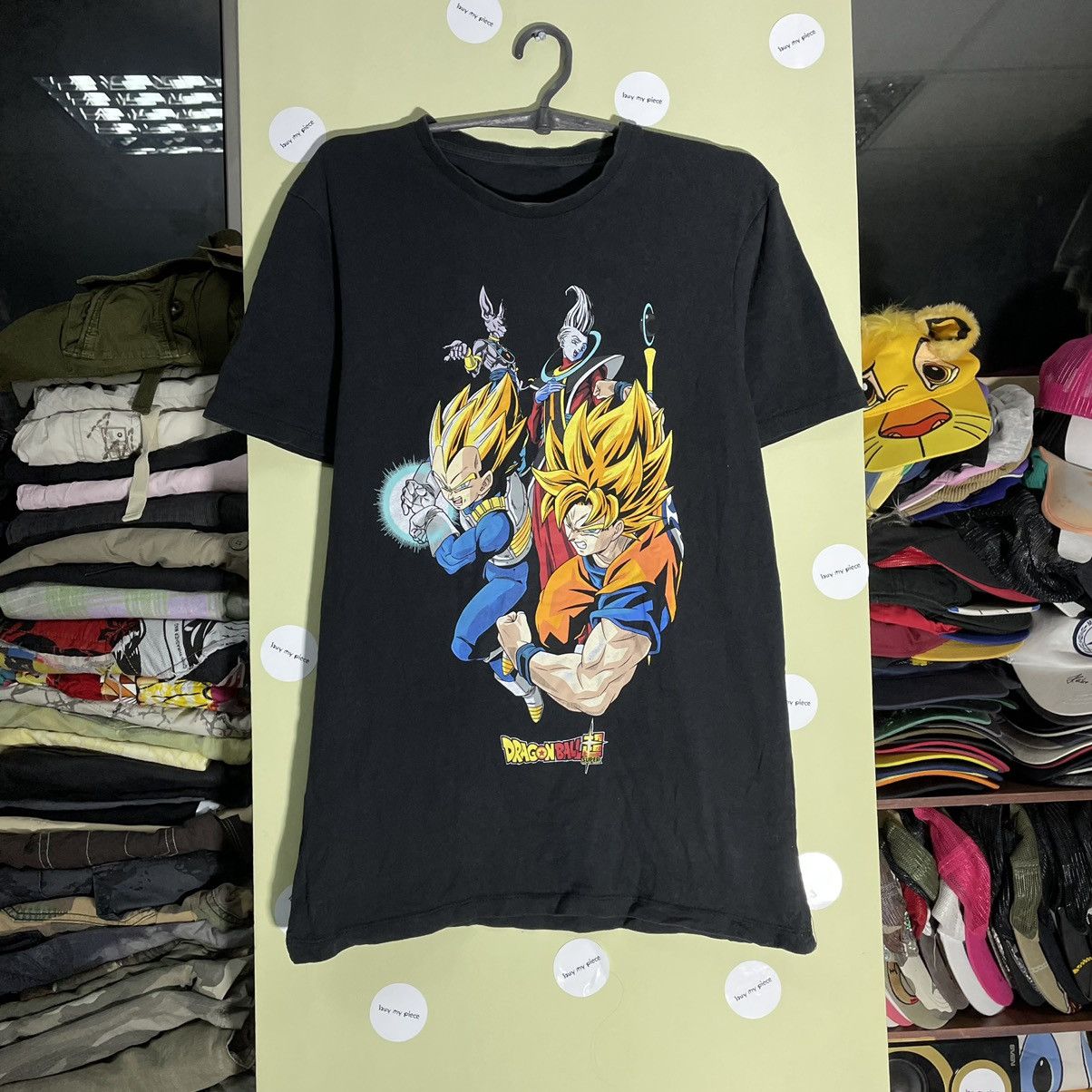 Anime Vintage Y2K Dragon Balls Anima Cartoon Network Art Streetwea in Black, Men's (Size Medium)