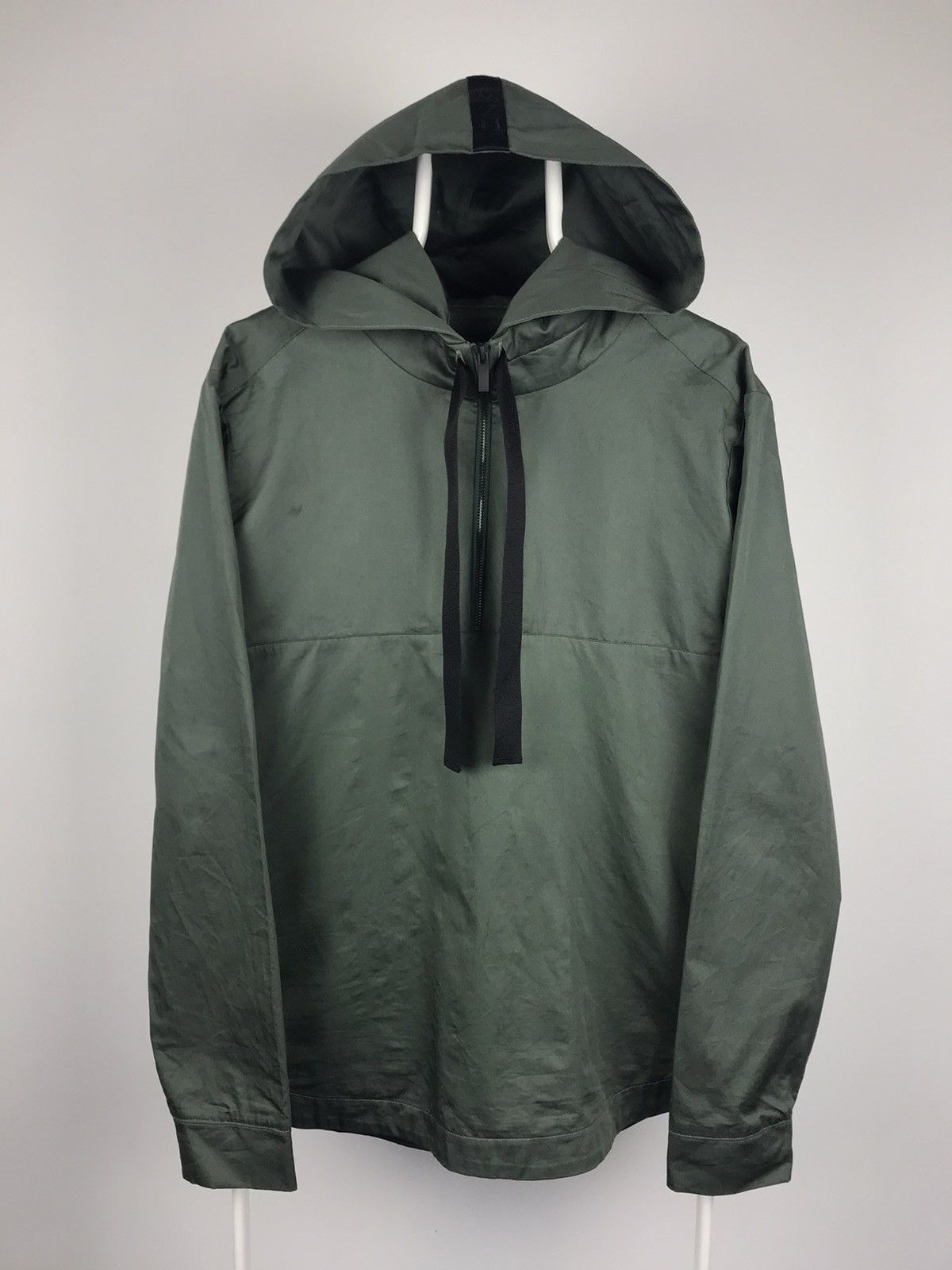 Holzweiler Light Cotton Anorak Jacket Alvin Shirt in Brown, Men's (Size Large)