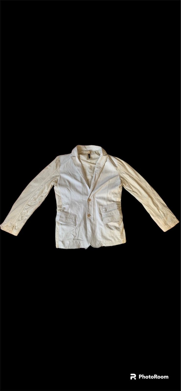 Garrett Leight Vintage Garret Leight By Marcello Pampaloni in White, Men's (Size Small)