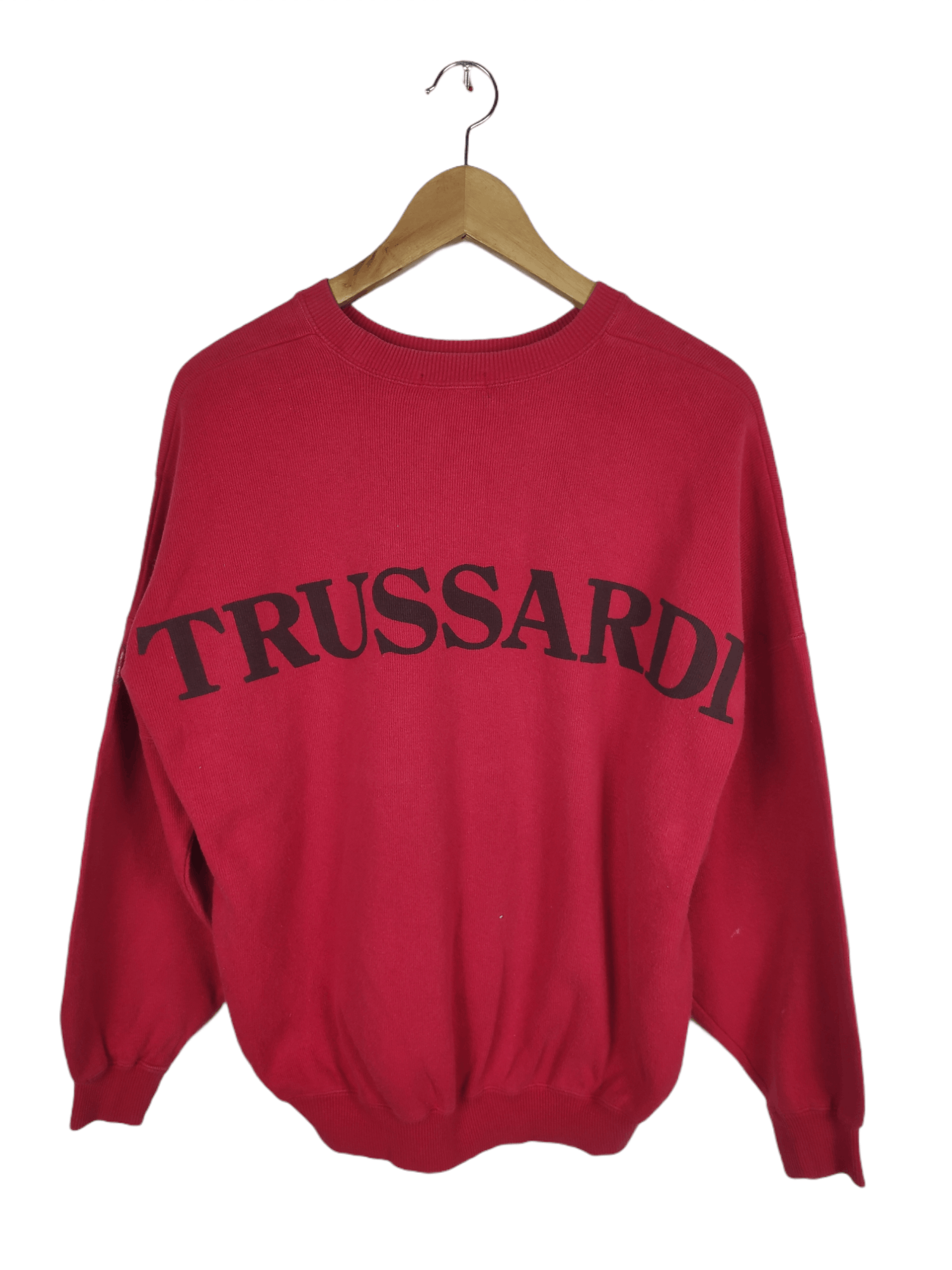 Vintage Trussardi Maglie Italy Spell Out Sweatshirt, Men's (Size Large)