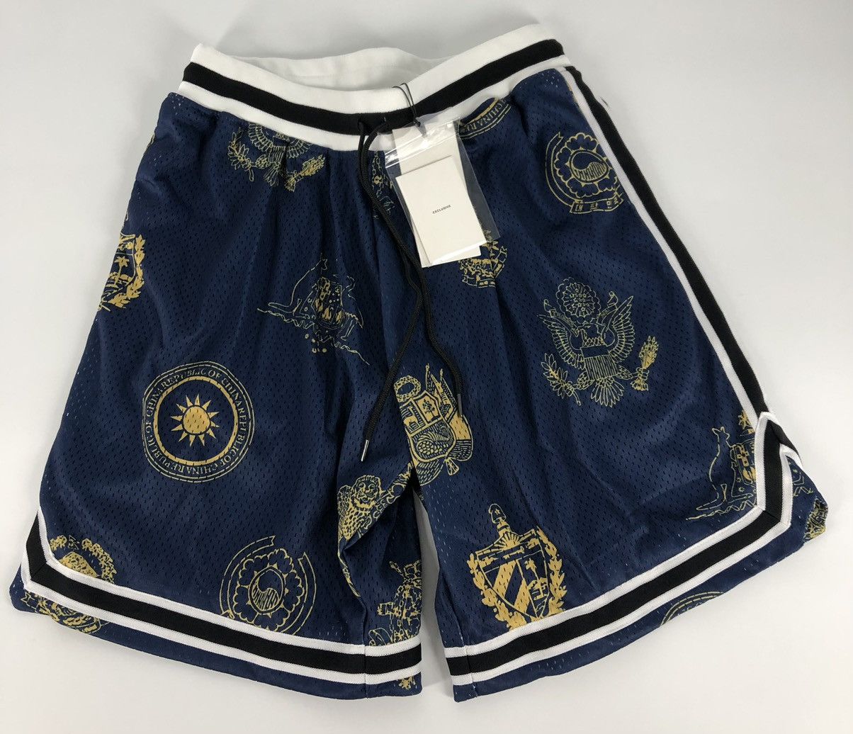 John Elliott Mesh Game Shorts Global Entry Blue Small, Men's (Size 30)