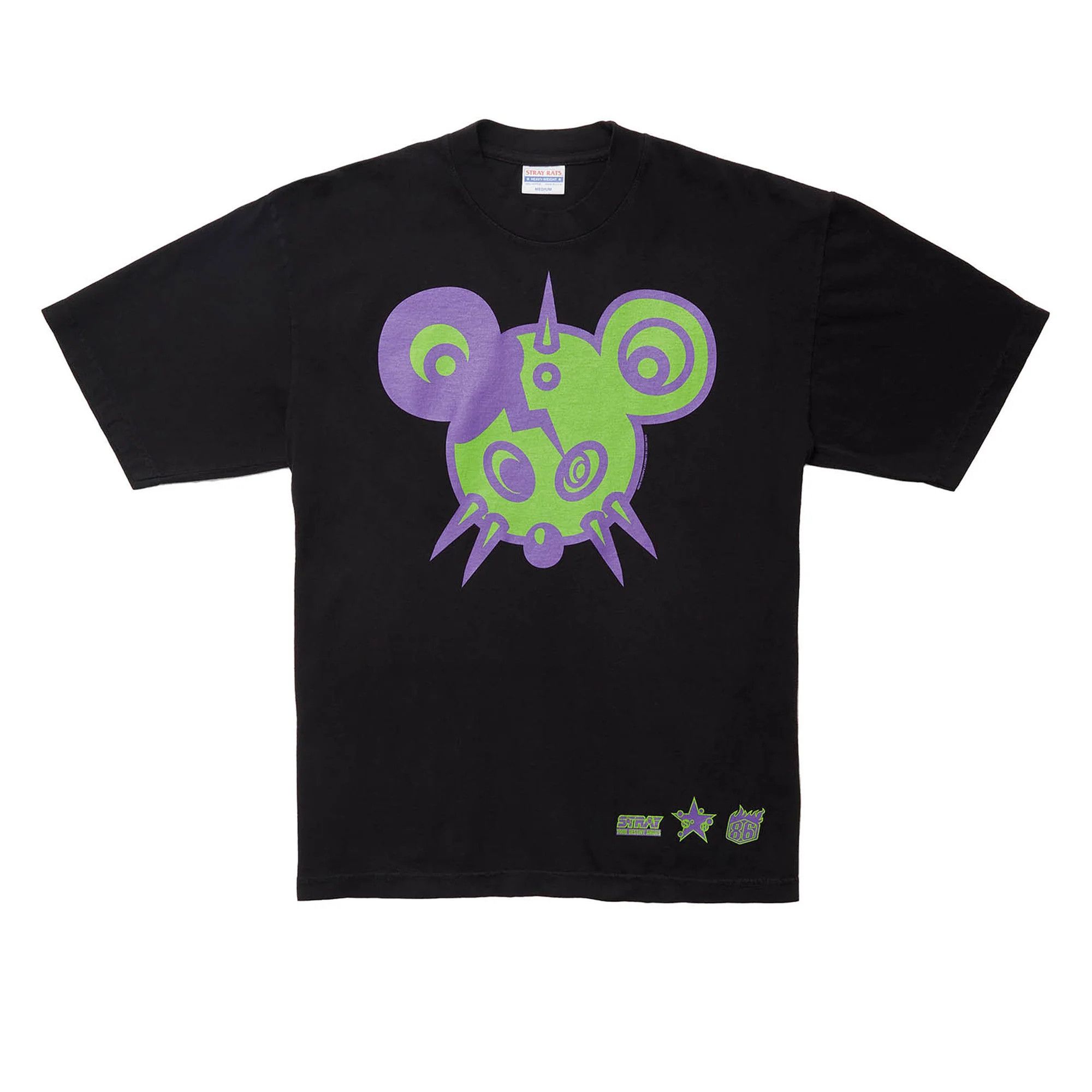 Dover Street Market Stray Rats Pysko Maniac Tee Black Large, Men's