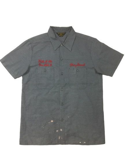Engineered Garments Cootie Bowling Shirt Embroidery in Grey, Men's (Size Medium)