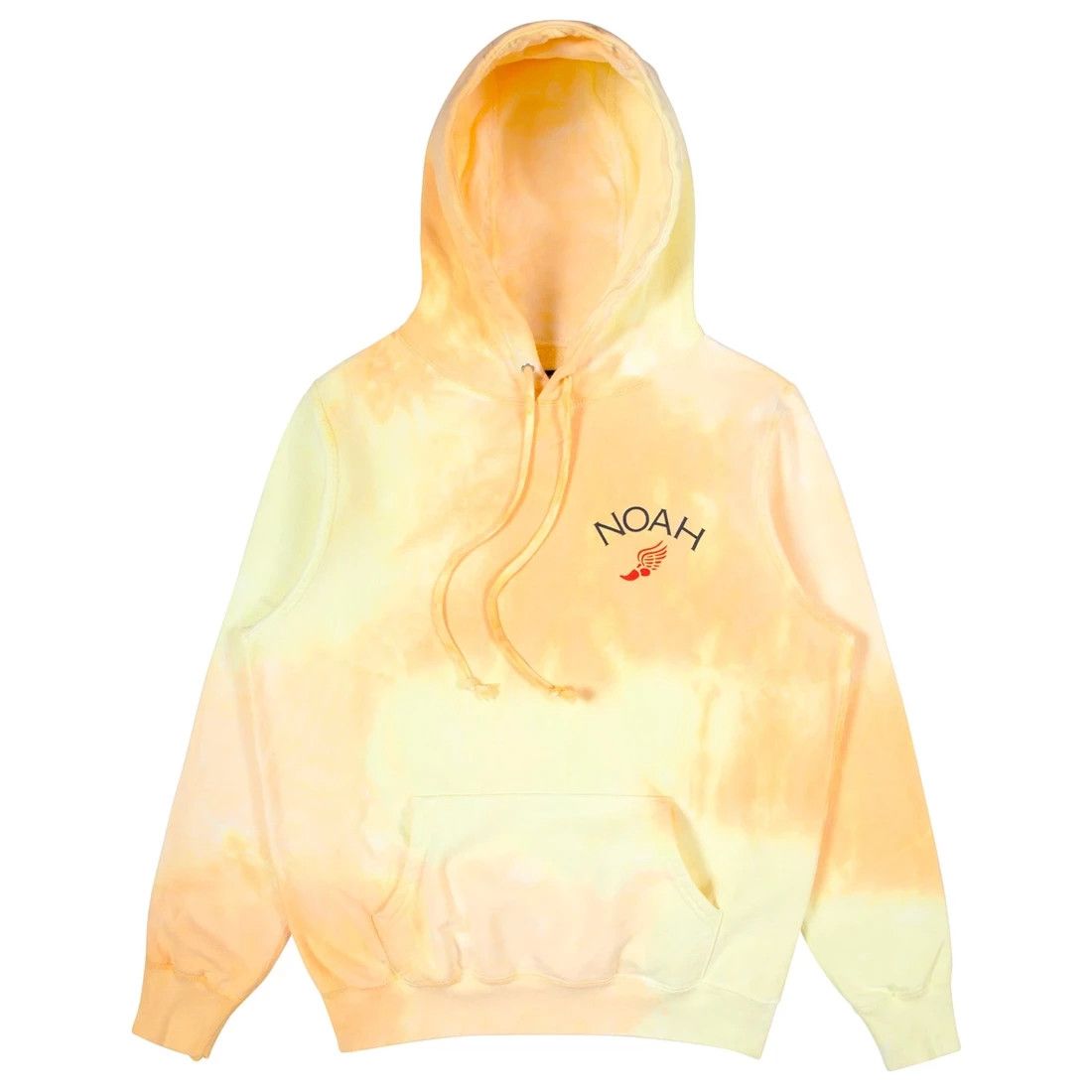 Noah Sun Dye Hoodie Yellow Color Extra Large Size, Men's (Size Xl)
