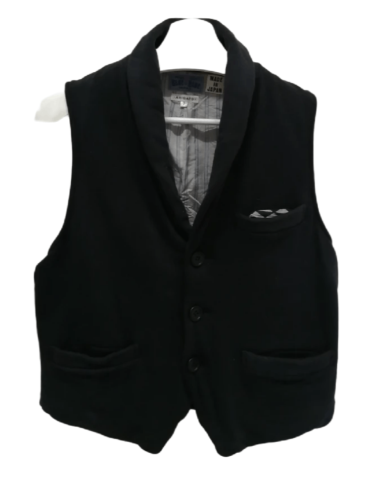 Pure Indigo Blue Blue Japan Vest, Men's (Size Medium)