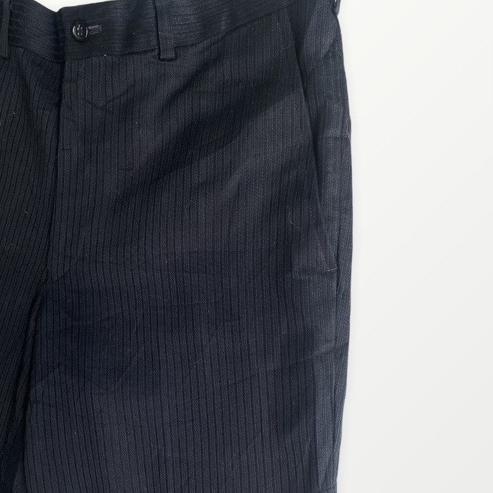 Comme Des Garcons 1999 Cdghp Roll Up Hem Stripe Pants in Black, Men's (Size 31)
