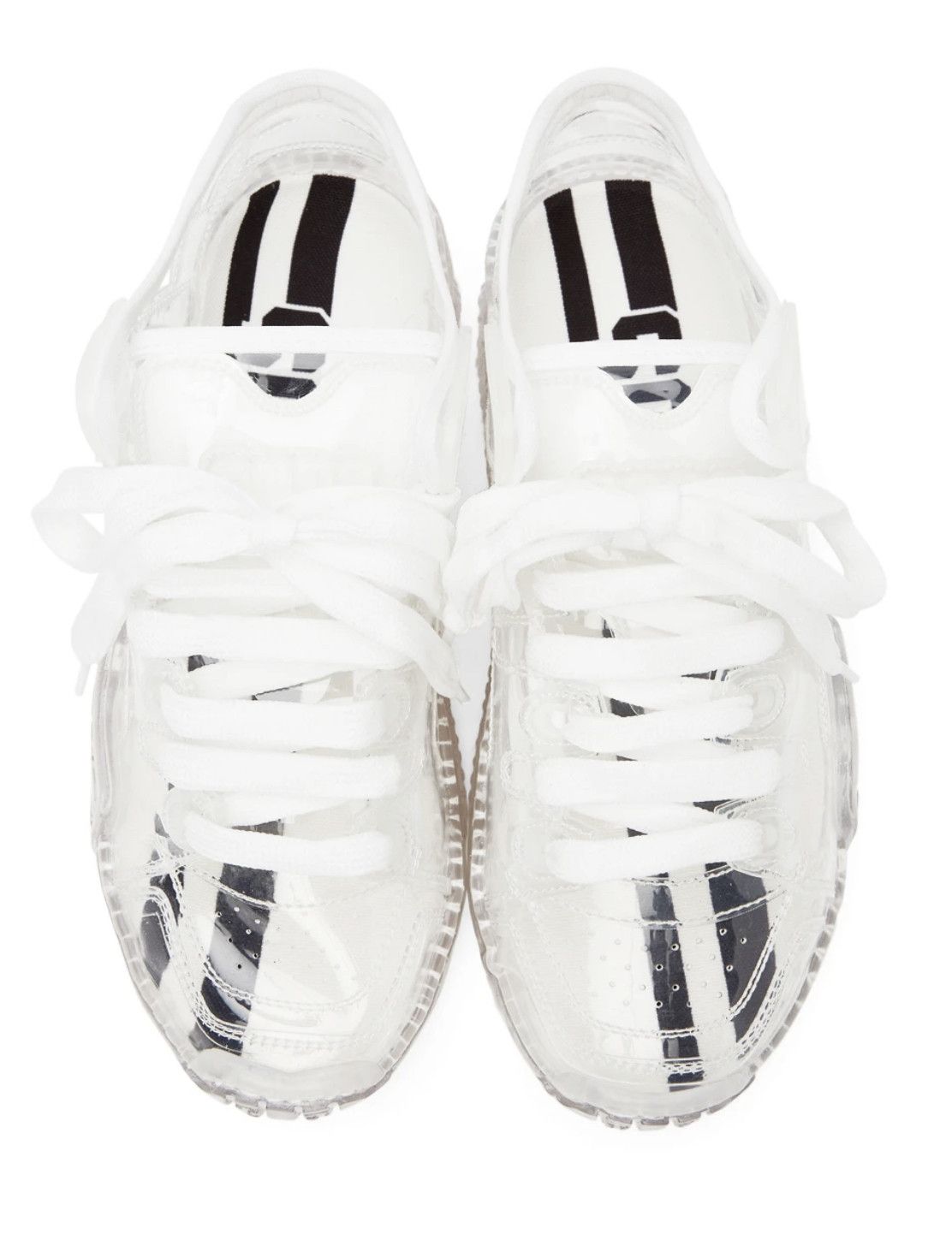 Gcds Transparent Skate Sneakers Size 43 Nib, Clear in White, Men's