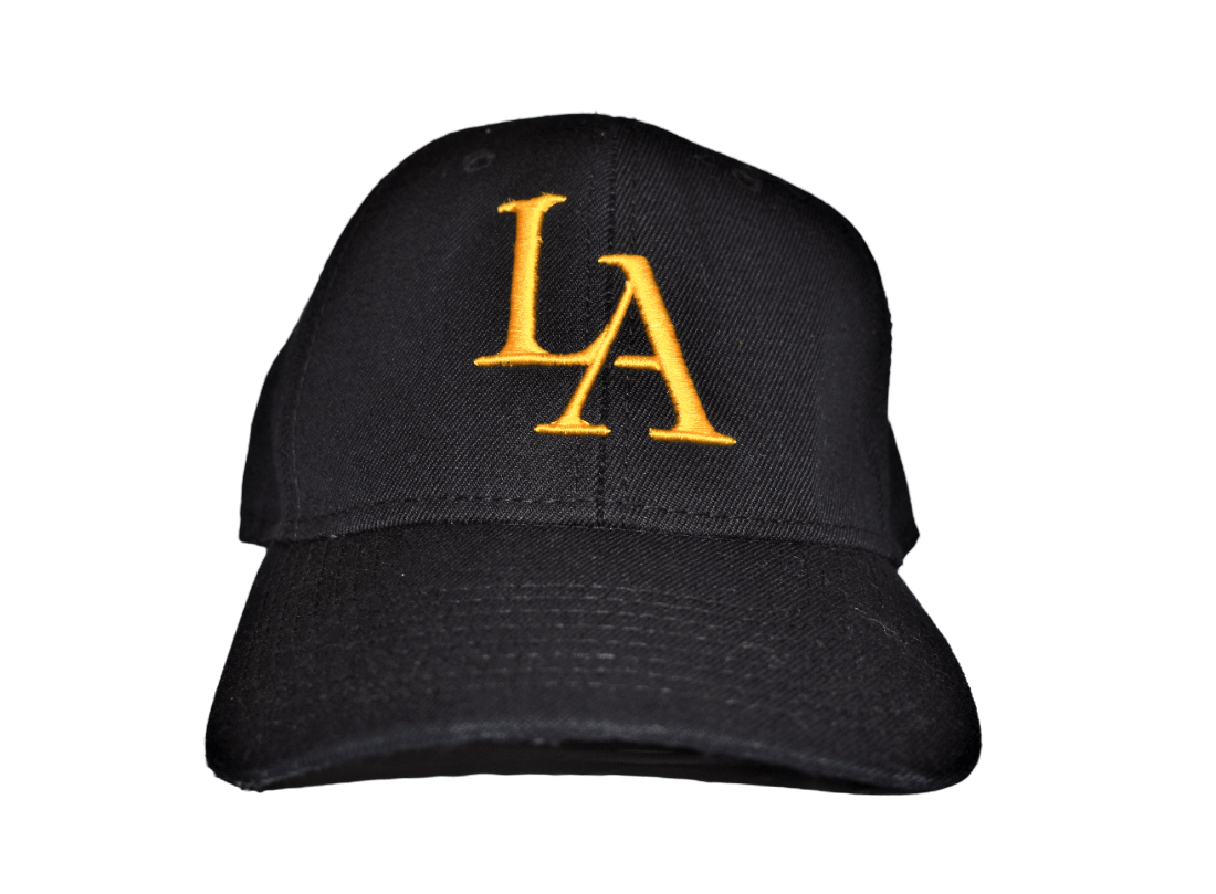 Otto La Embroidered Black Snapback Hat, Men's