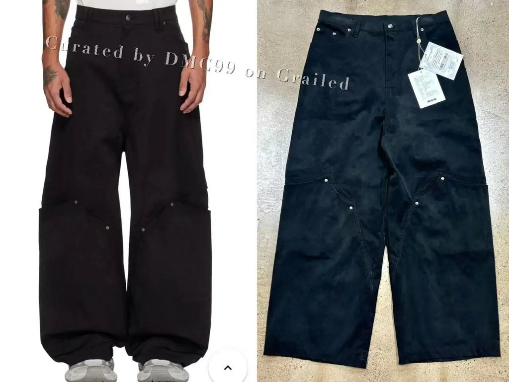 Namesake Waxed Rivet Cargo Pants in Black, Men's (Size 28)