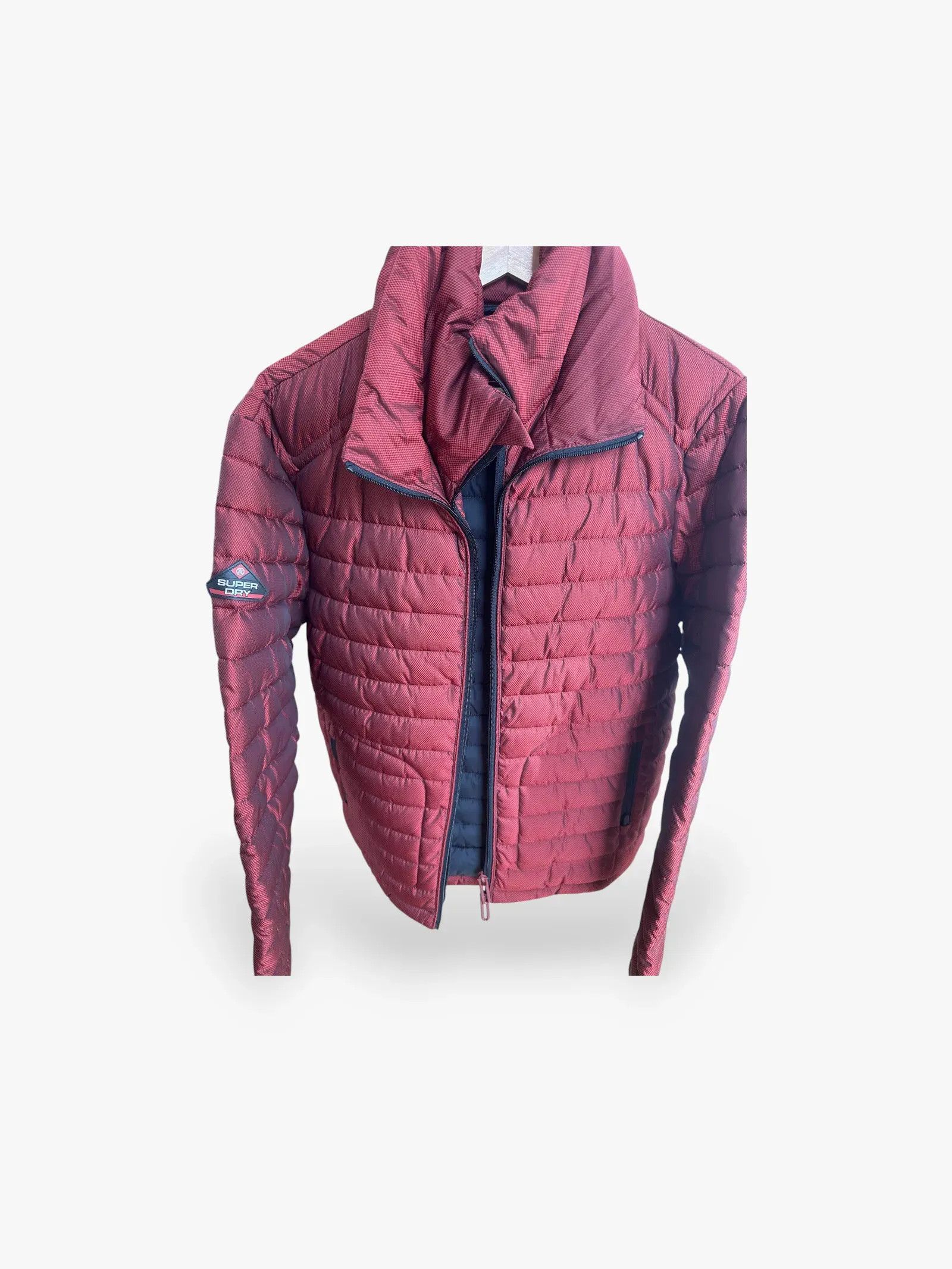 Superdry The Fujijkt Down Jacket in Red, Men's (Size Small)