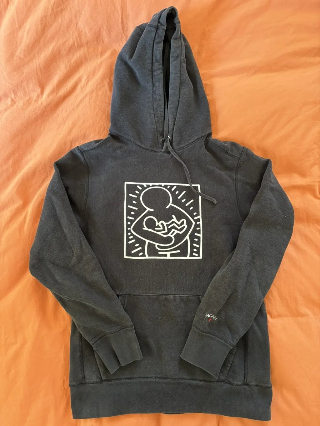 Noah Keith Haring Hoodie in Black, Men's (Size M)