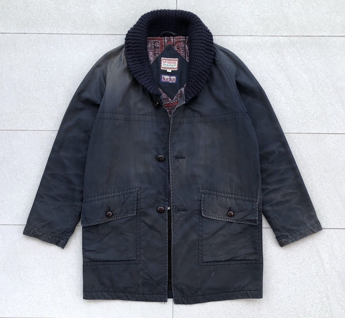Blue Blue Japan Mcgregor×Blue Blue Hollywood Ranch Market Shawl Collar Coat, Men's (Size Small)