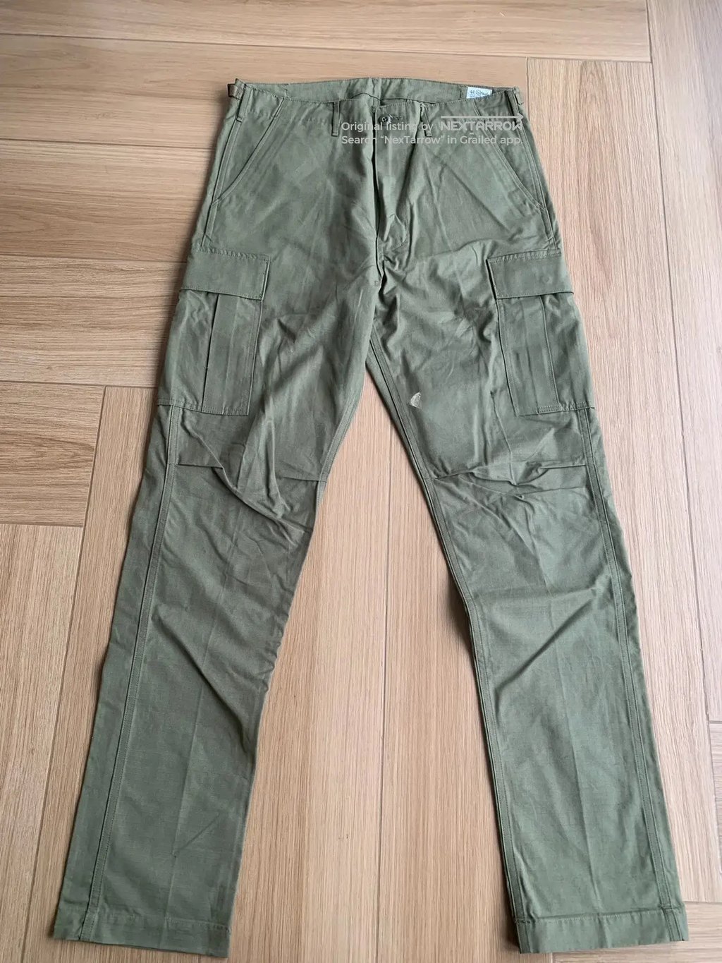 Orslow Olive Green Cargo Pants, Men's (Size 36)