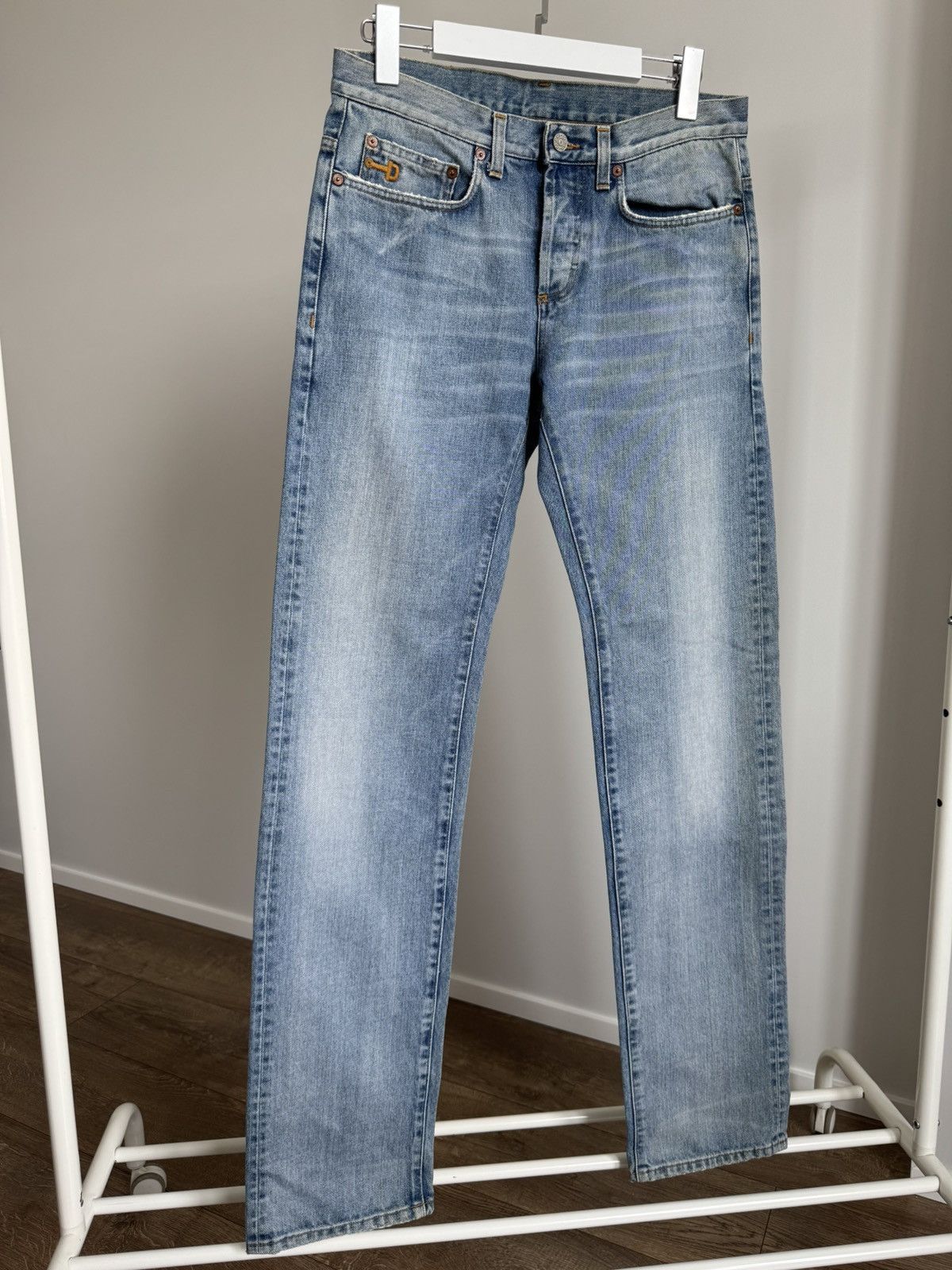 Gucci Light Washed Straight Jeans in Blue, Men's (Size 30)