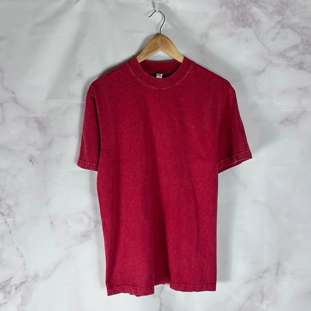 Red Overdyed Tee, Men's (Size S)