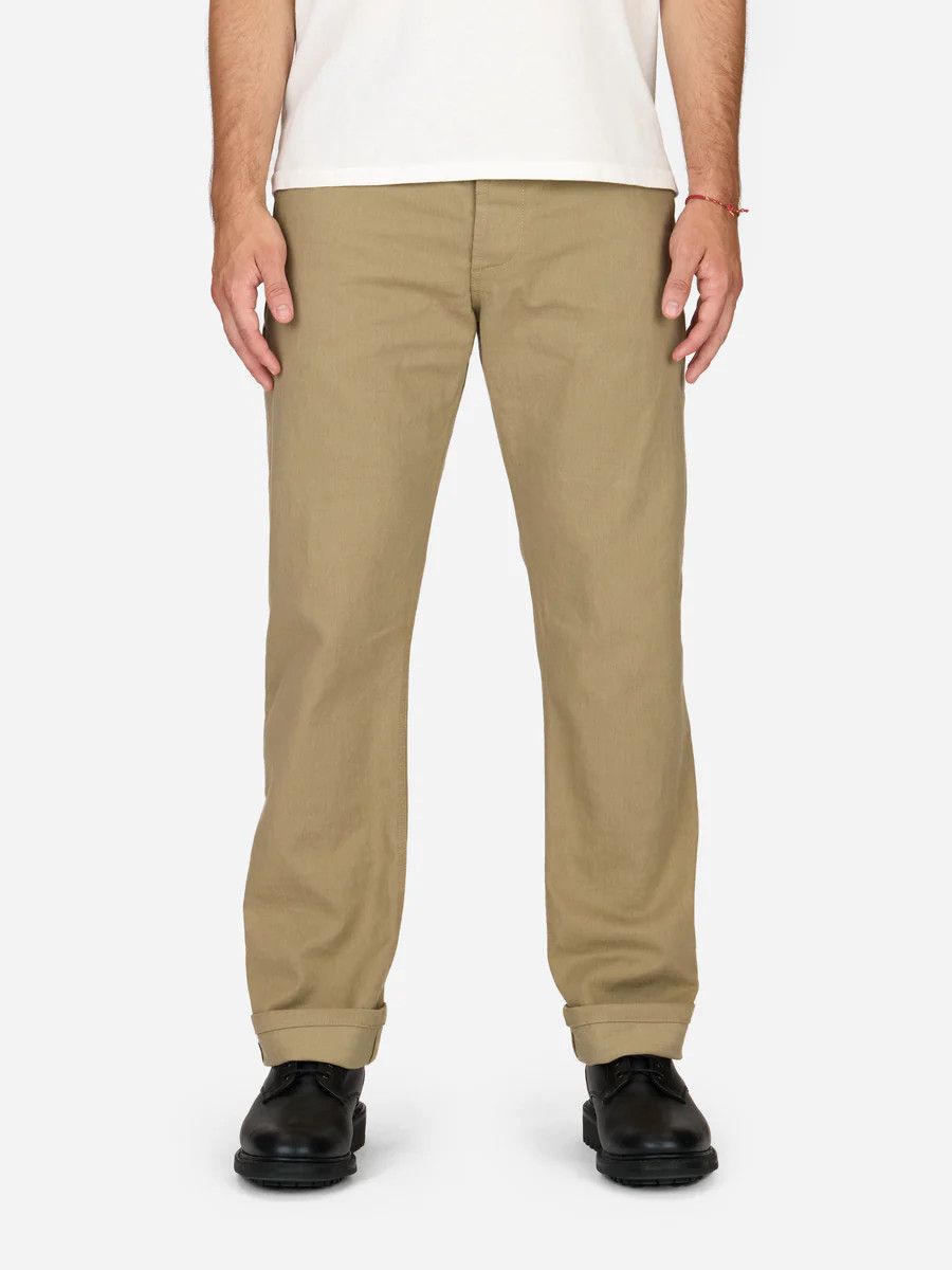 3Sixteen Selvedge Chinos in Beige, Men's (Size 33)