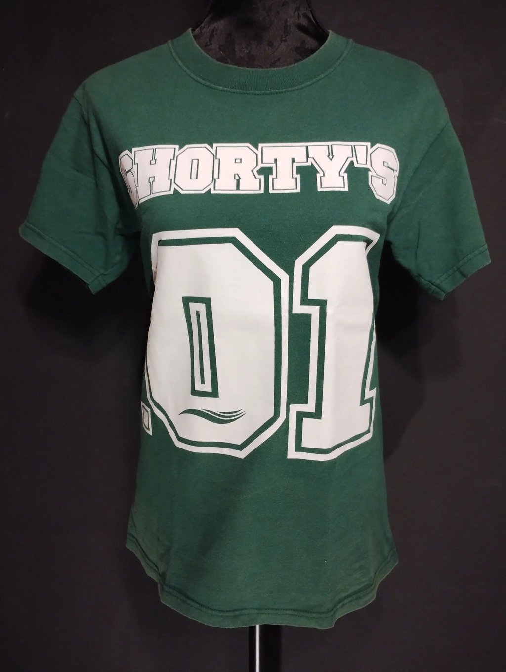 Og Y2K Shorty’s "01 Chad Muska" Jersey Tee in Green, Men's