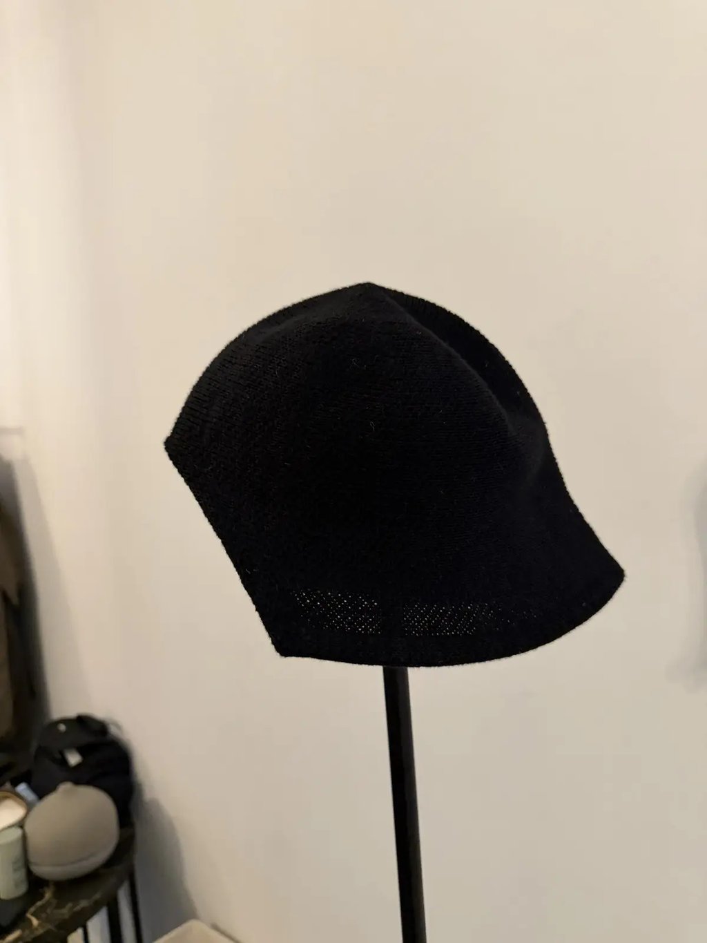 Namesake Finch Knitted Cap in Black, Men's