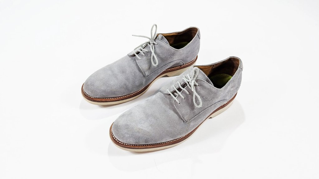 Oliver Sweeney Edward Suede Derby Lace Up Shoes in Gray, Men's (Size 9.5)