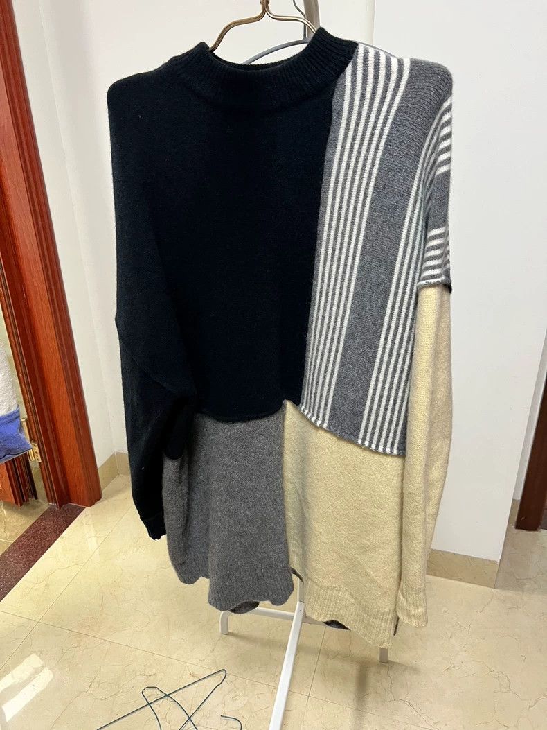 Jil Sander Color Blocked Men's Sweater - Dmc (Size Medium)