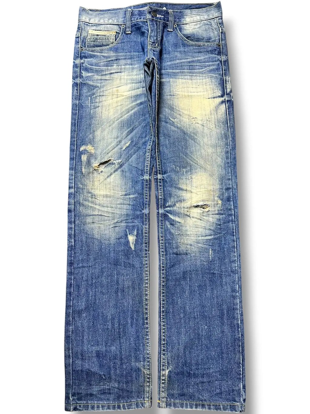 Vintage Naked Jeans Mudwash Grunge Denim in Blue, Men's (Size 31)