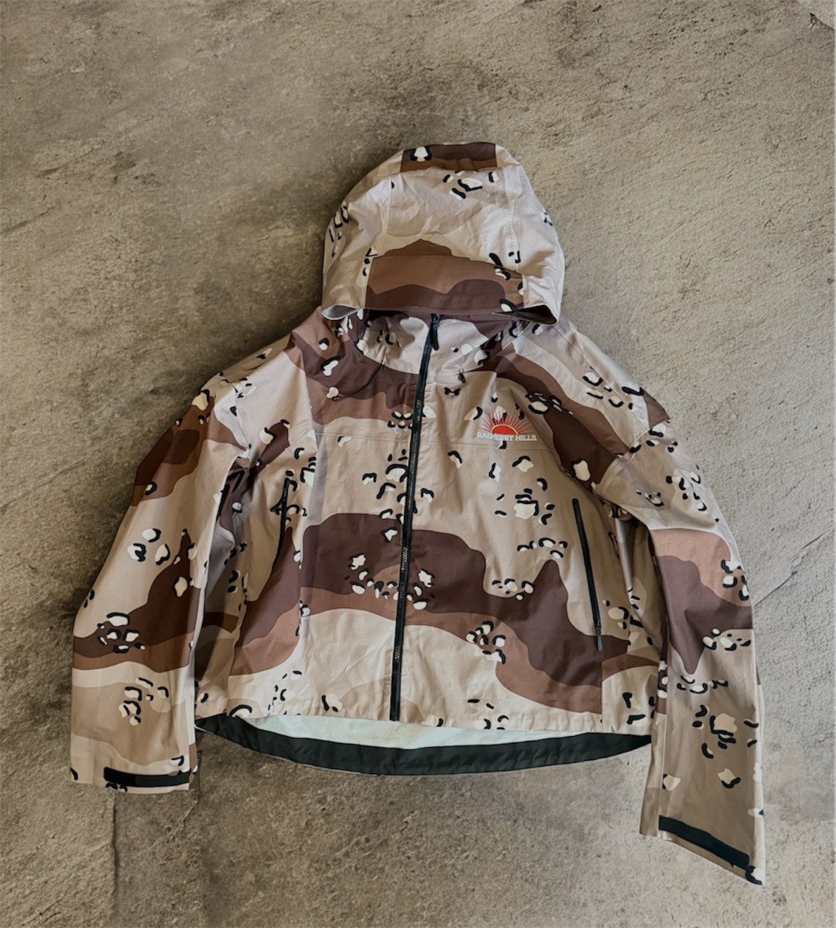 The Gv Gallery Raspberry "desert Storm" Rain Jacket in Brown, Men's (Size XL)