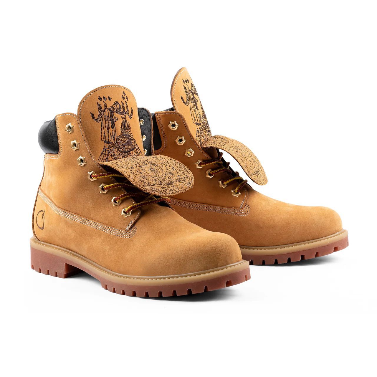 Derschütze "Yasmin V3" Boots Size 45 Timberland Style in Orange, Men's (Size 11)