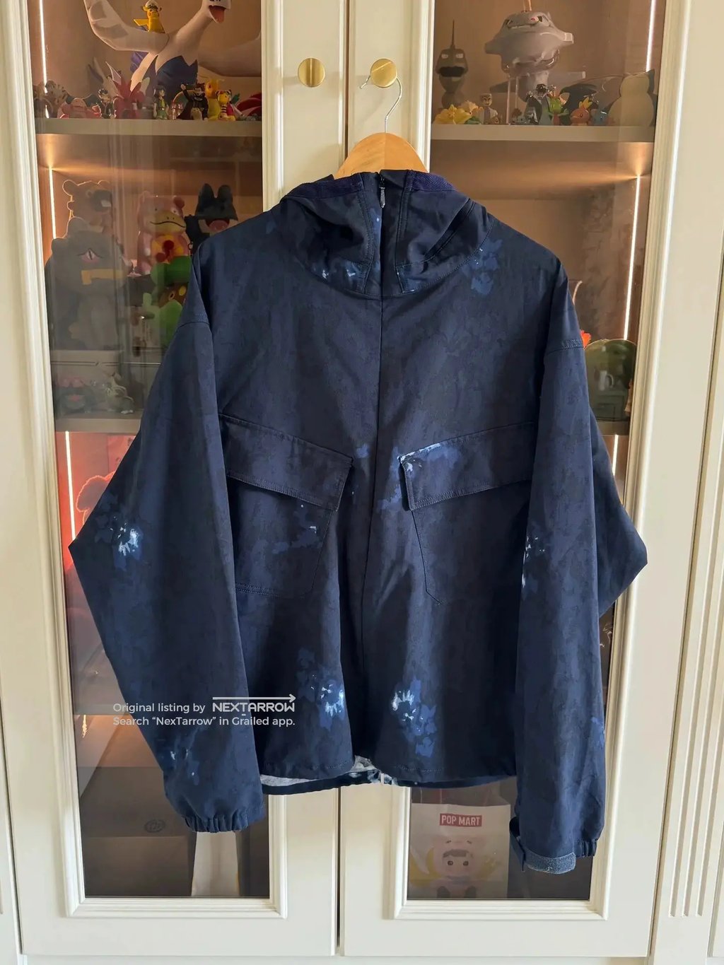 Nanamica 23ss Alphadry Hooded Parka Tie-Dye M in Blue, Men's