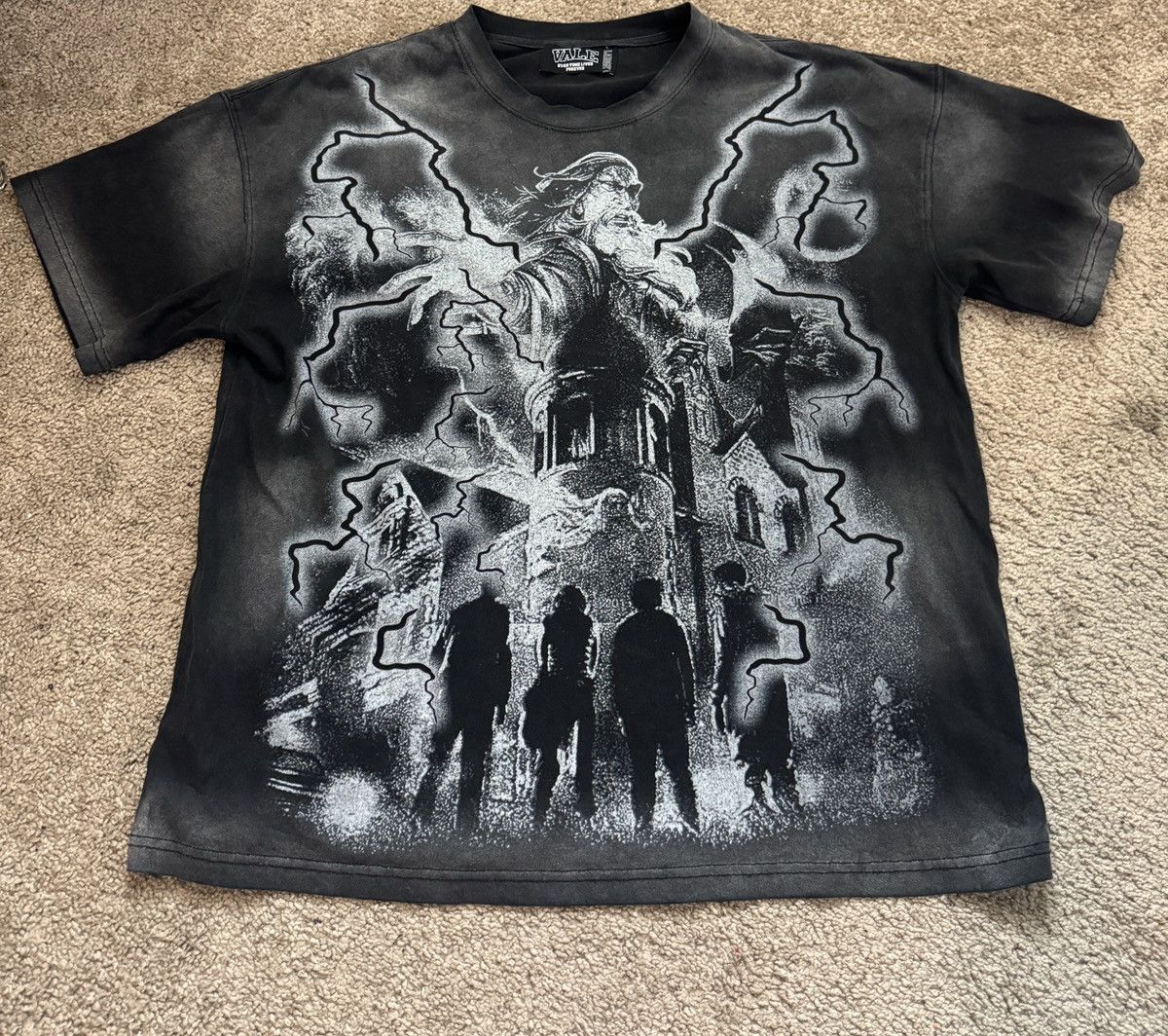 Vale Zeus Graphic Tee in Black, Men's (Size Large)
