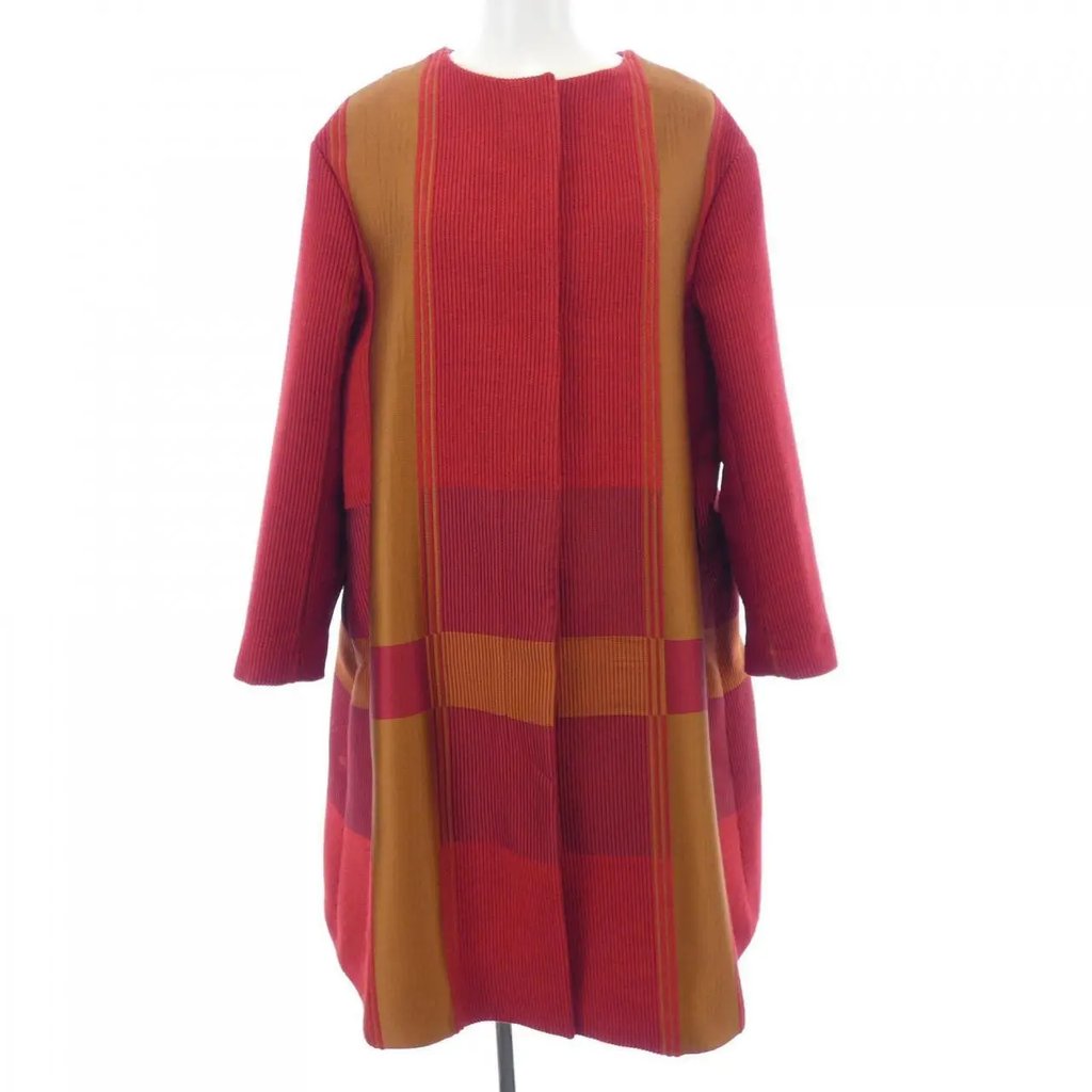 Emporio Armani Emporio Armani Wool Coat Others Outerwear Duty Free For Usa in Red, Women's