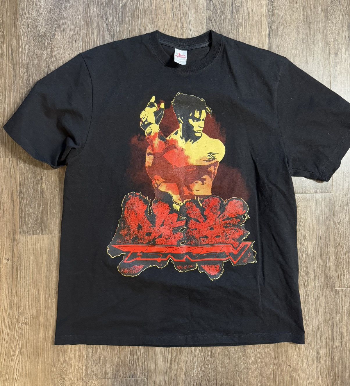 Anime x Vintage Tekken 5 Fan Made Shirt in Black, Men's (Size XL)