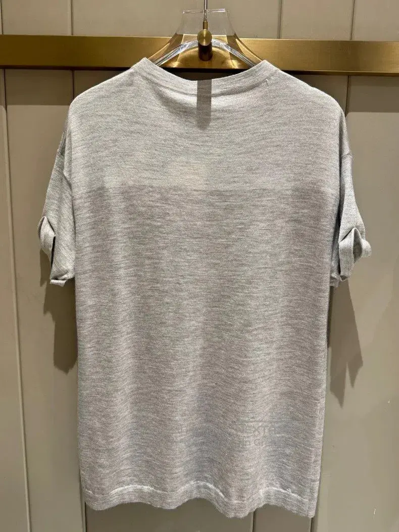 Brunello Cucinelli Crewneck Short-Sleeve Top in Grey, Men's (Size Small)