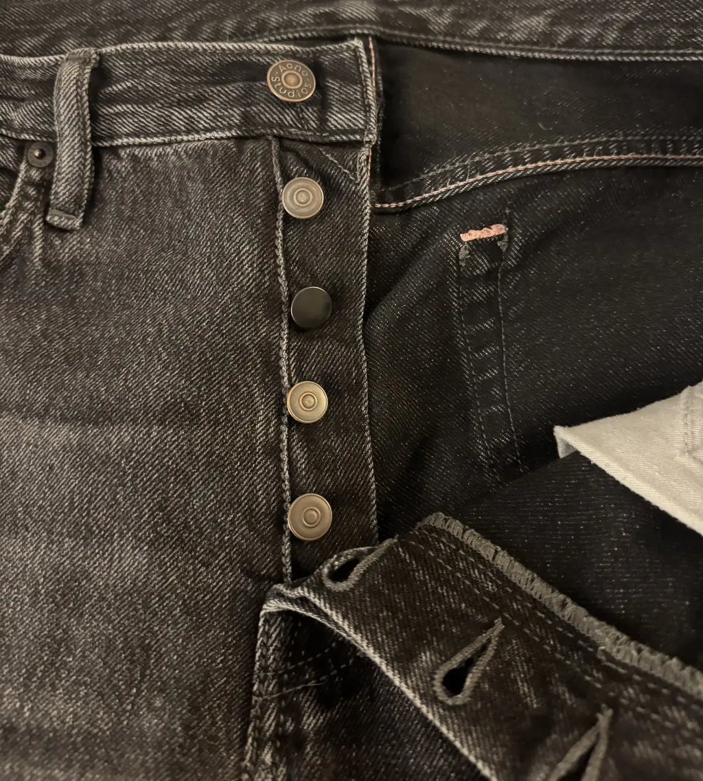 Acne Studios 1996 Jeans in Black, Men's (Size 32)