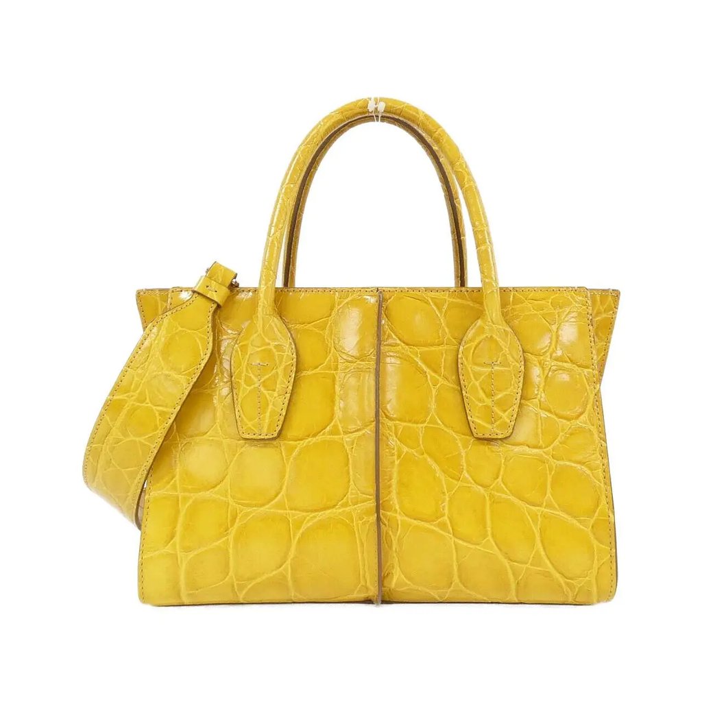 Tod's Tod's Holly Leather Handbag Leather Crossbody Bag Xbwaona0200occg407 Duty Free For Usa in Yellow, Women's